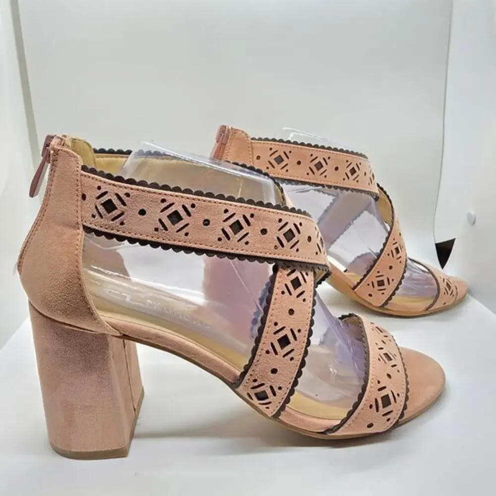 CL by Laundry Block‎ Heels-Blush-Women's 9